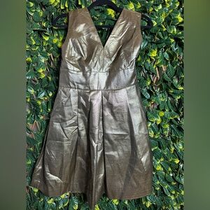 Banana Republic Metallic Mini Dress Size 12 NWT